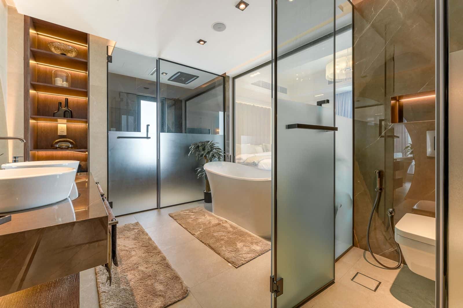 Smart Home Technology Bathroom Suite